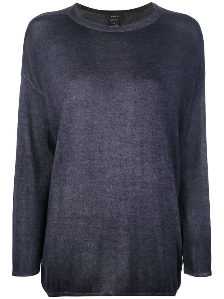 Avant Toi Slim-fit Jumper - Blue