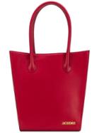Jacquemus Logo Bucket Bag - Red