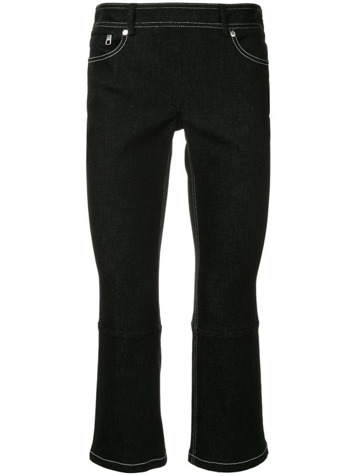 Neil Barrett Cropped Slip-on Jeans - Black