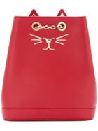 Charlotte Olympia Feline Backpack - Red