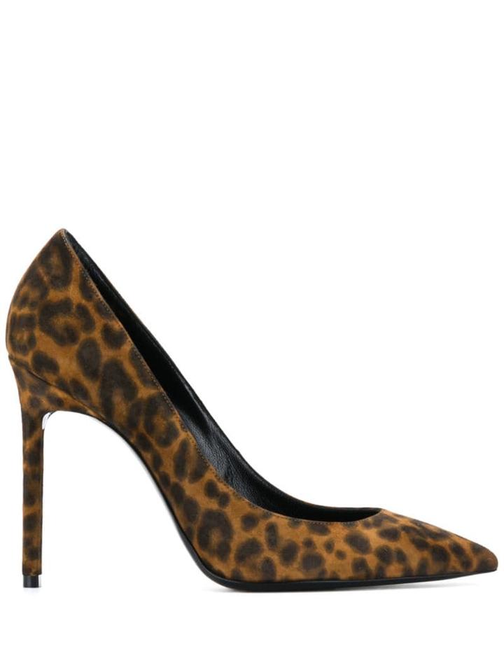 Saint Laurent Anja 105 Pumps - Brown