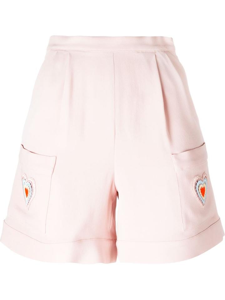Christopher Kane Macrame Heart Shorts