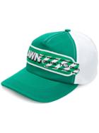 Off-white Embroidered Lawn Cap - Green
