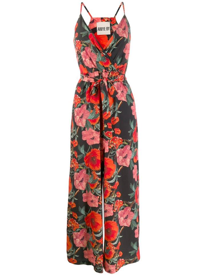 Aniye By Floral Print Jumpsuit - Black