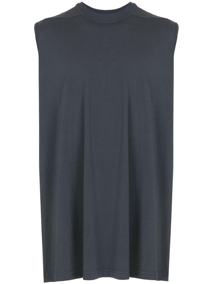 Rick Owens Drkshdw Oversized Tank Top - Grey