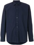 Etro Embroidered Micro Paisley Shirt - Blue