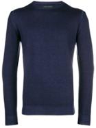 Frankie Morello Crew Neck Jumper - Blue