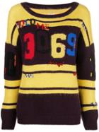 Ermanno Scervino Striped Sweater - Pink & Purple