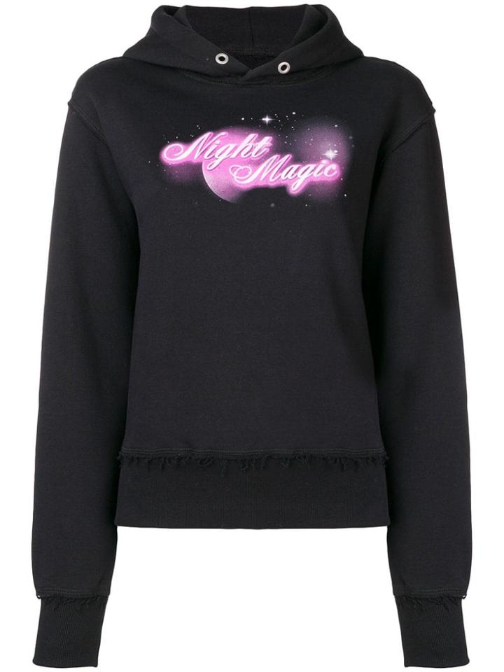 Misbhv 'night Magic' Stamped Hoodie - Black