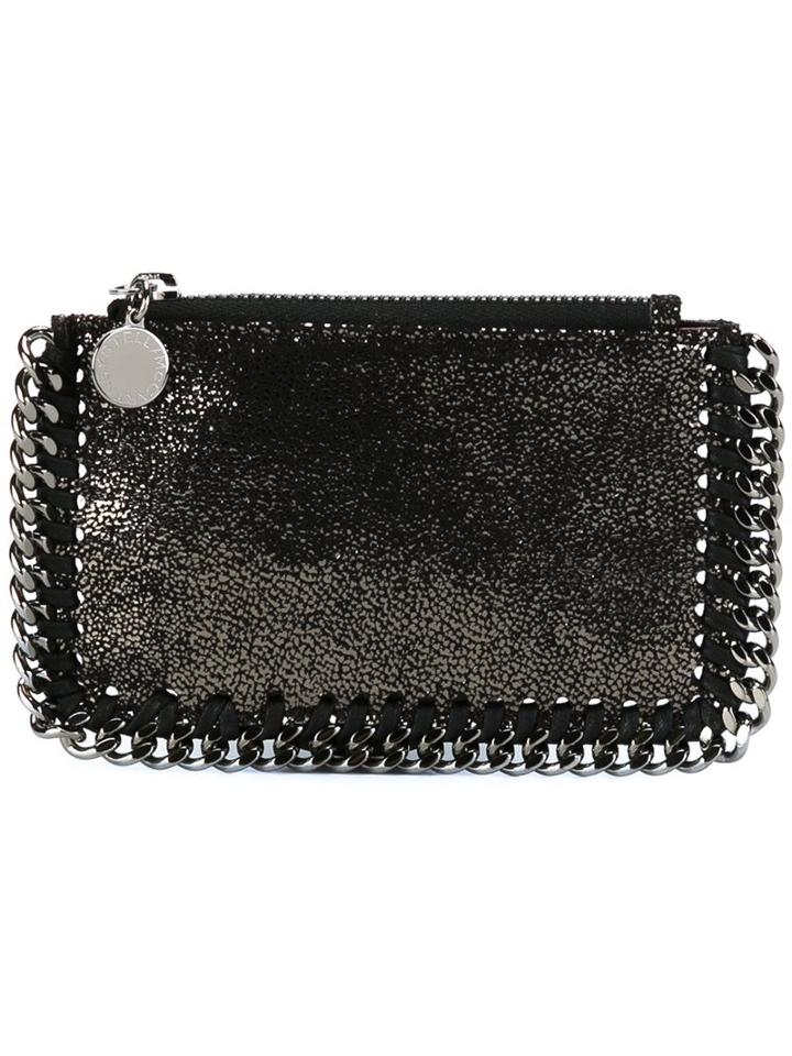 Stella Mccartney 'falabella' Coin Pouch, Women's, Grey, Polyester/metal