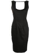 Gucci Vintage Sleeveless Fitted Dress - Black