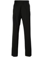 Lanvin Wide-leg Trousers, Men's, Size: 48, Black, Virgin Wool/spandex/elastane/cotton/viscose