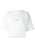 Saint Laurent - Saint Laurent Short Sleeve T-shirt - Women - Cotton - L, White, Cotton