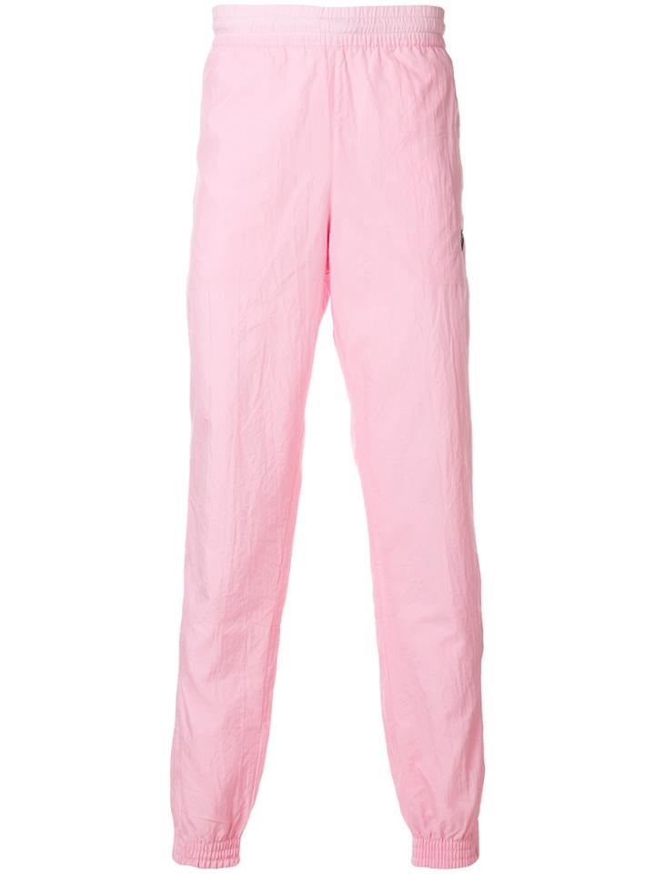 Nike Woven Logo Embroidered Track Pants - Pink & Purple