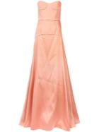 Rochas Panelled Flared Dress - Pink