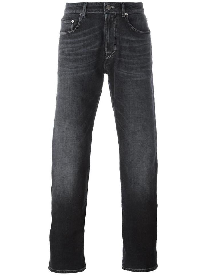 Pt05 Stretch Straight Jeans, Men's, Size: 36, Grey, Cotton/spandex/elastane