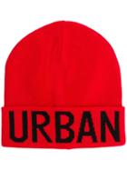 Les Hommes Logo Beanie Hat - Red