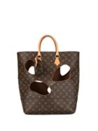 Louis Vuitton Pre-owned X Comme Des Garçons Burned Holes Monogram Tote