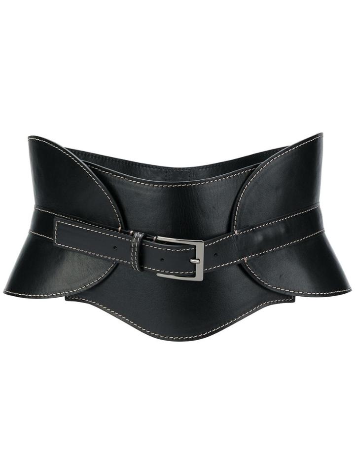 Alberta Ferretti High Waist Belt - Black
