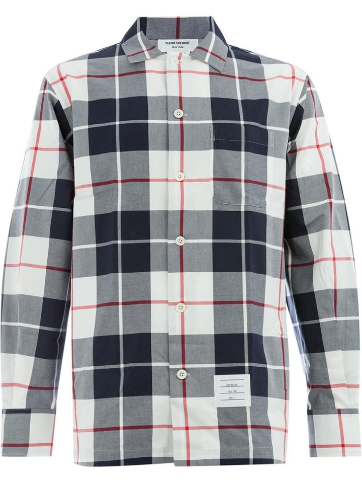 Thom Browne Plaid Shirt - Black