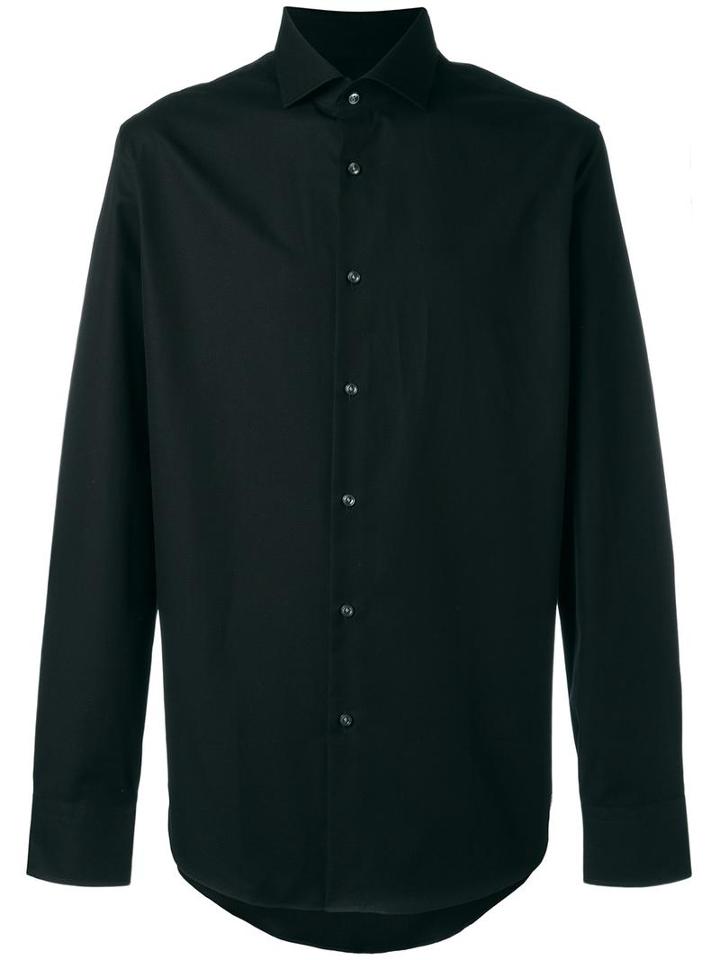 Boss Hugo Boss Classic Shirt, Men's, Size: 40, Black, Cotton