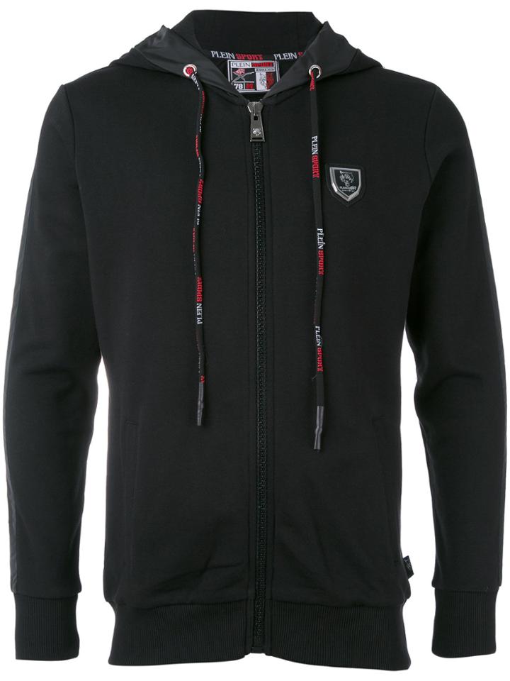 Plein Sport Zip Hoodie - Black
