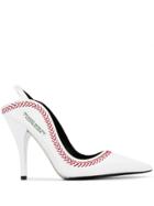 Calvin Klein 205w39nyc Jackie Baseball Pumps - White