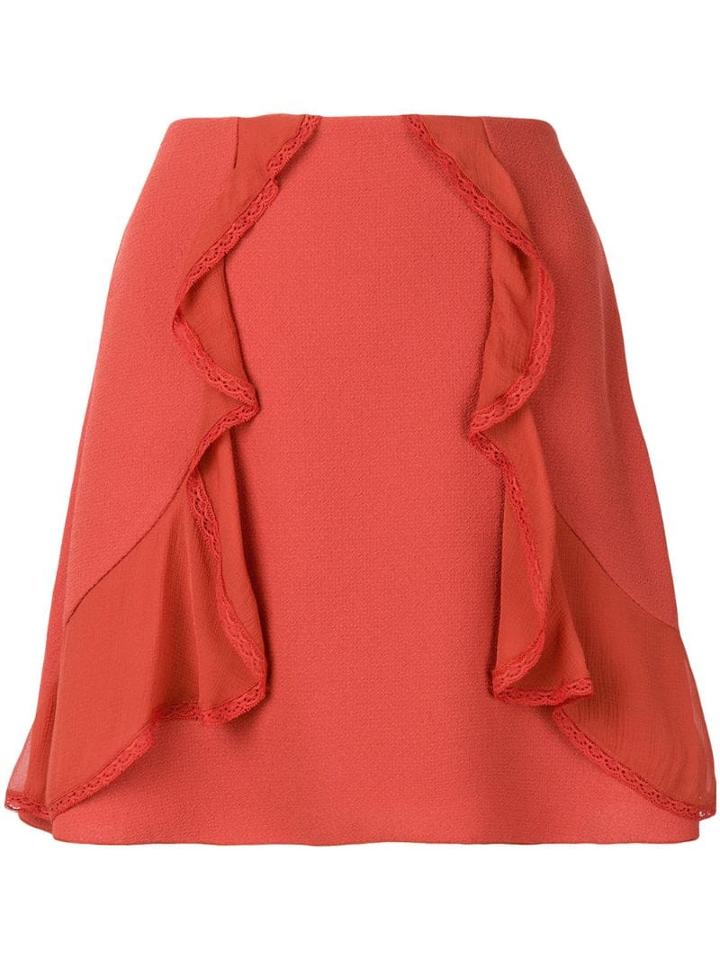 See By Chloé Ruffle-trim Skirt - Yellow