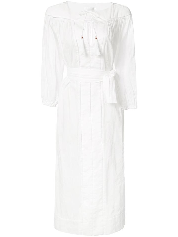 Zimmermann - Oleander Dress - Women - Cotton - 0, White, Cotton