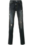 Represent Bleached Skinny Jeans - Blue