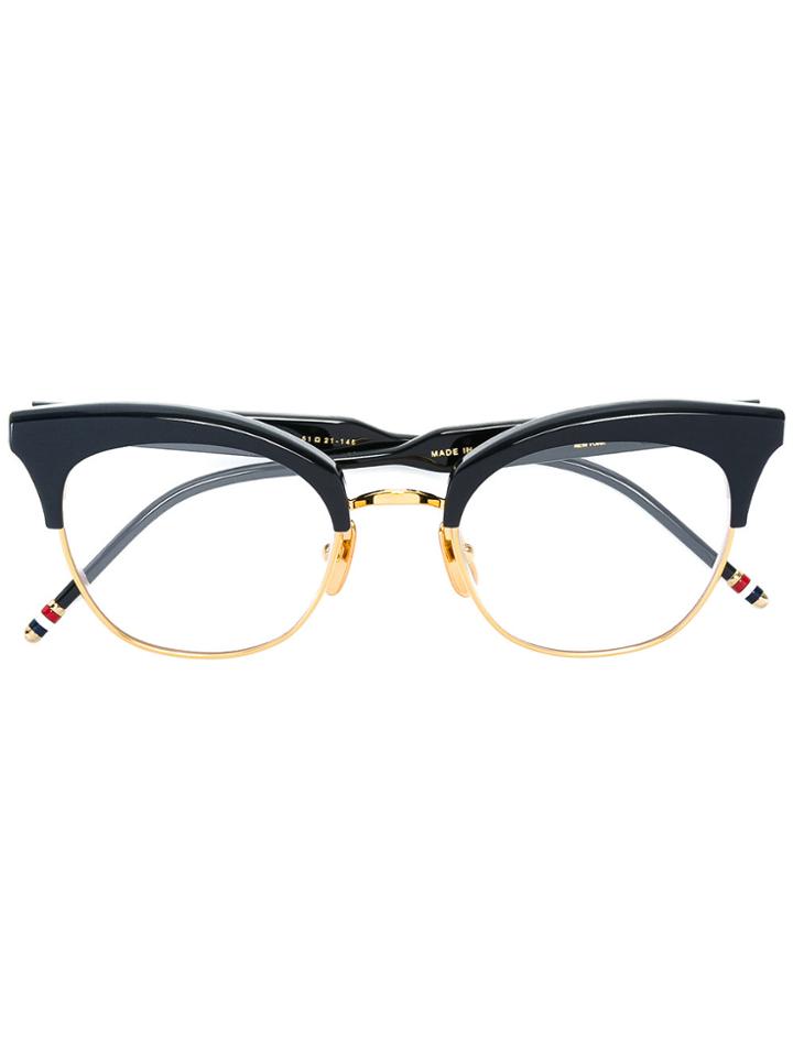 Thom Browne Eyewear Cat Eye Shaped Frames - Blue