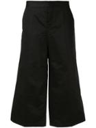 Marni Cropped High Waisted Trousers - Black