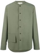 Marni - Pocket Detail Shirt - Men - Cotton - 50, Green, Cotton