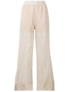 Erika Cavallini Transparent Design Trousers - Neutrals