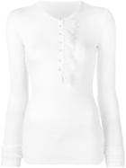Philosophy Di Lorenzo Serafini Lace Detailed Knitted Top - White