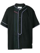 Facetasm Stitch Detail Buttoned Shirt - Black