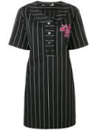 Love Moschino Sequin Embellished T-shirt Dress - Black