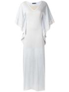Cecilia Prado Knit Maxi Dress, Women's, Size: Medium, White, Viscose/acrylic/metallic Fibre