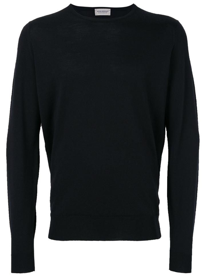 John Smedley Crew-neck Jumper - Black