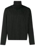 Reebok By Pyer Moss Striped Roll Neck Sweater - Black