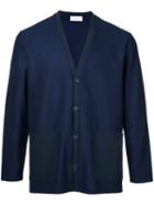 En Route Button Up Cardigan, Men's, Size: 2, Blue, Cotton