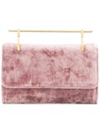 M2malletier Square Shaped Clutch - Pink & Purple