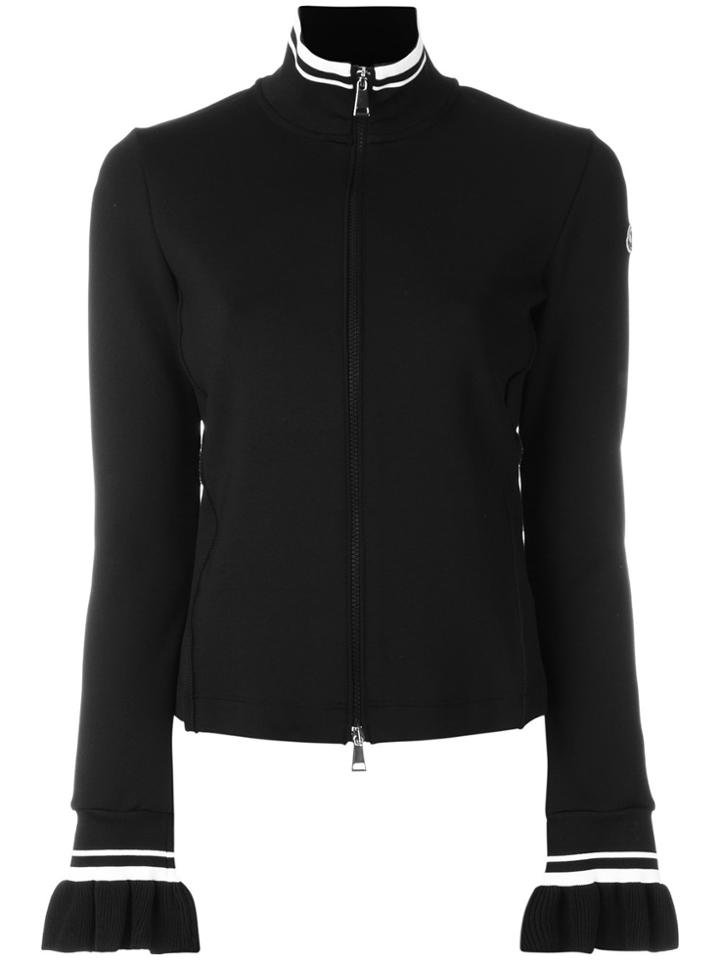 Moncler Striped Trim Jacket - Black