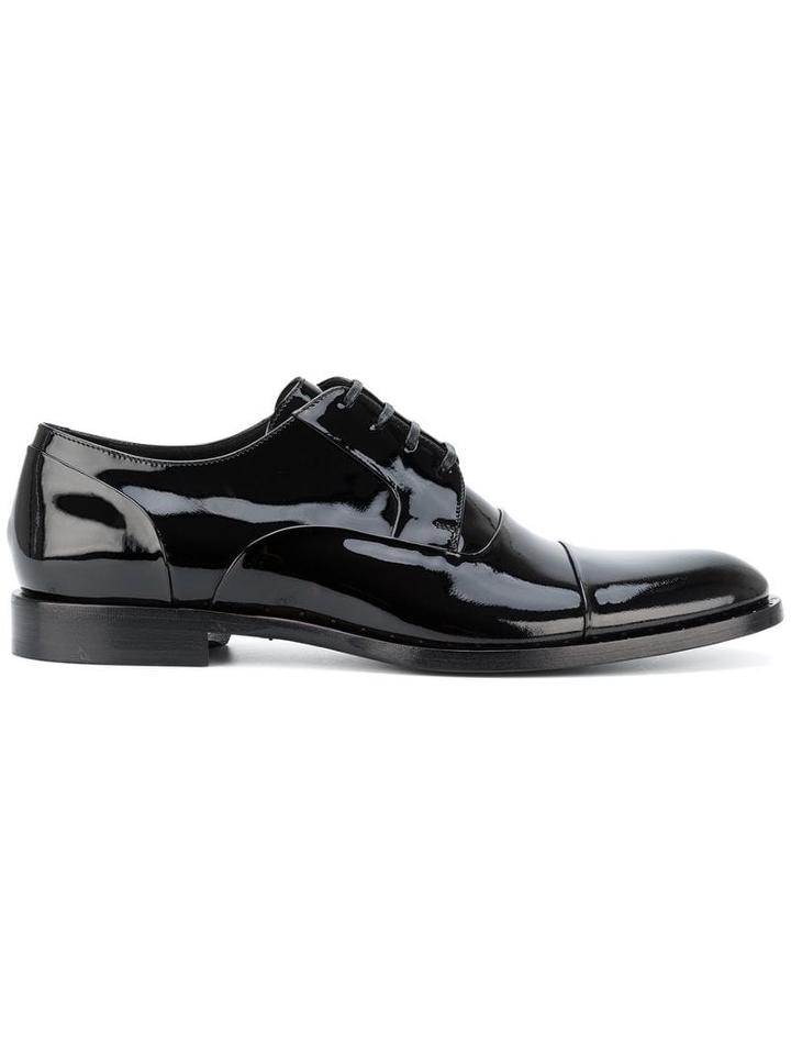 Dolce & Gabbana Studded Sole Derby Shoes - Black