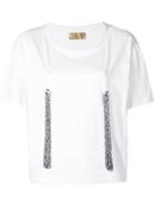 Loulou Embellished Detail T-shirt - White