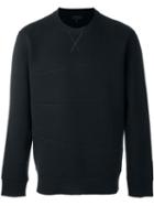 Lanvin Diagonal Stripe Sweatshirt, Men's, Size: M, Blue, Cotton/polyamide