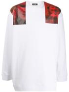 Raf Simons Shoulder-patch Graphic Sweatshirt - White