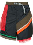 Kolor Colour Block Bermuda Shorts - Multicolour