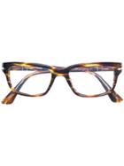 Persol Square Frame Glasses - Brown