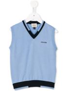 Armani Junior Knitted Vest, Boy's, Size: 12 Yrs, Blue